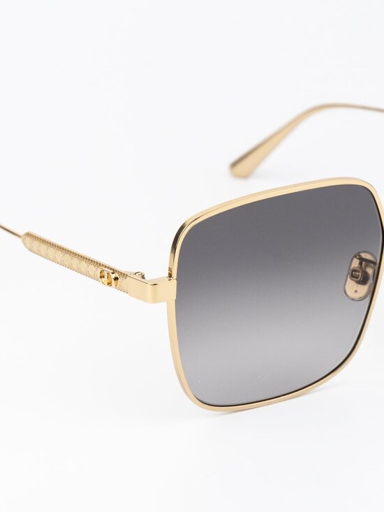 Dior Women Sunglasses Gold Grey Gradient Square Oversized DIORCANNAGE S1U B0A1 main image 5